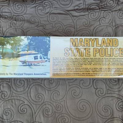 Maryland State Police Limited Edition 1:43 Bell Jet Ranger Helicopter