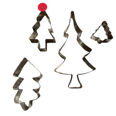 Aluminum cookie cutters-trees