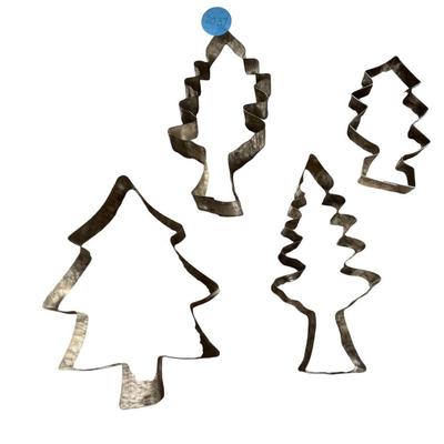 Aluminum cookie cutters-trees