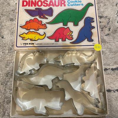 Dinosaur cookie cutters