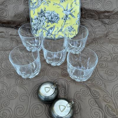 222 Fifth Plate, Glasses & Tea Light Candle Holders