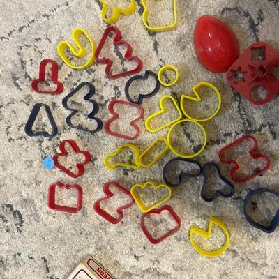 Alphabet letters cookie cutters