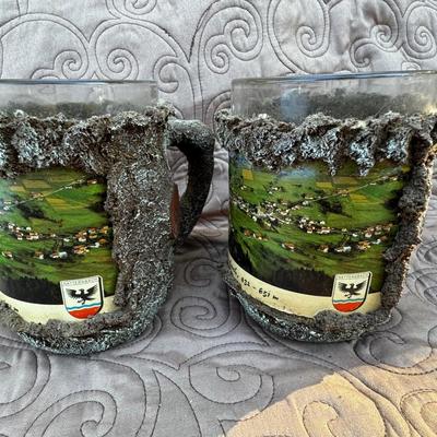 Vintage Natternbach Souvenir Mugs
