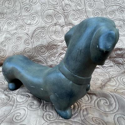 Dog statue