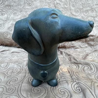 Dog statue
