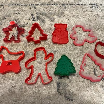 Christmas plastic cutters trees