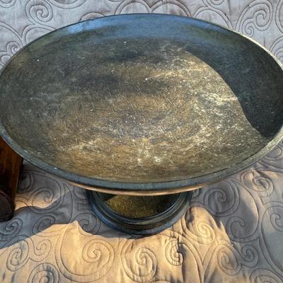 Box Decor and Heavy Pedestal Stand