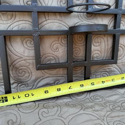 Set of Art Deco Wall Decor- Metal (Candle Holders)