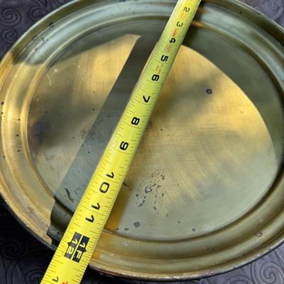 Vintage Heavy Copper & Brass Wine Chiller Caddy