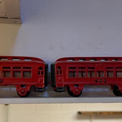 Cast Iron Train Set (3 cars)