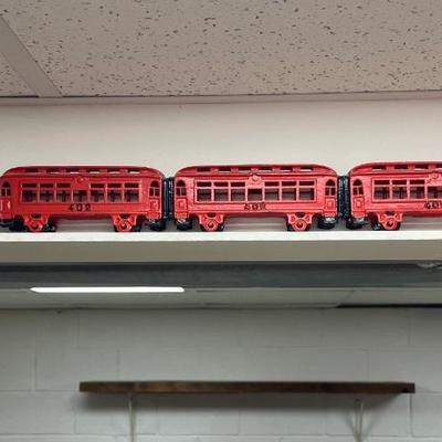 Cast Iron Train Set (4 cars)