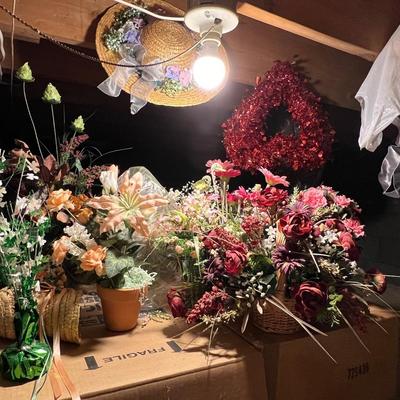 Silk Flower Arrangements/Spring Decor