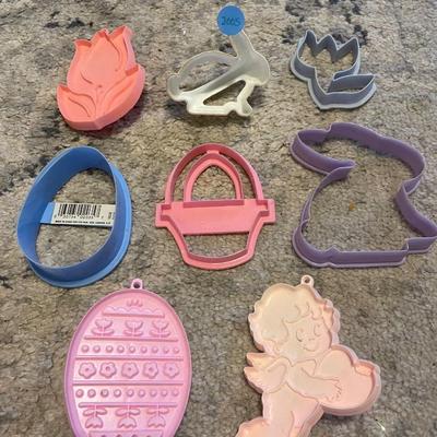 Easter plastic cookie cutters