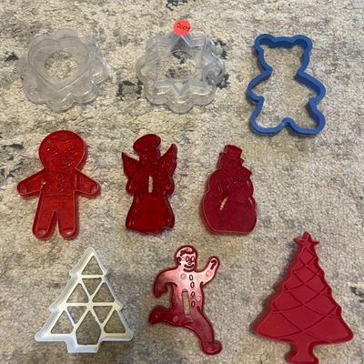 Plastic cookie cutters-trees