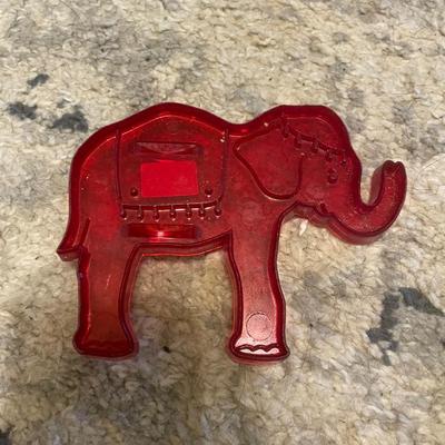 Elephant plastic cookie cutters