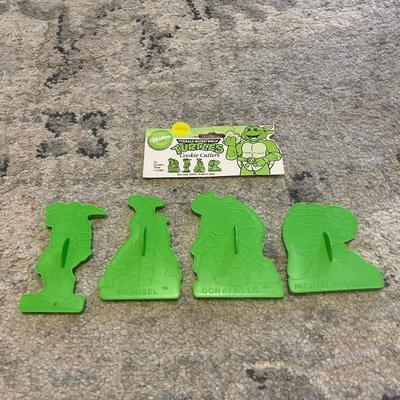 Teenage Mutant Ninja Turtles plastic cookie cutters