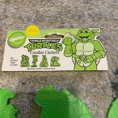 Teenage Mutant Ninja Turtles plastic cookie cutters