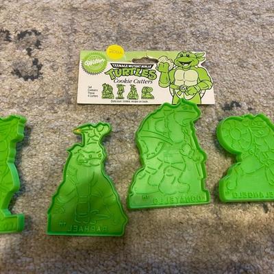 Teenage Mutant Ninja Turtles plastic cookie cutters