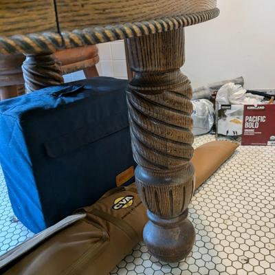 Antique Solid Oak Kitchen Table