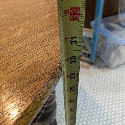 Antique Solid Oak Kitchen Table