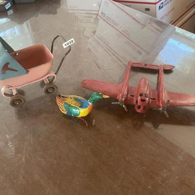 Buggy,plane and duck
