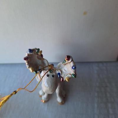 2002 Lenox Moose Ornament