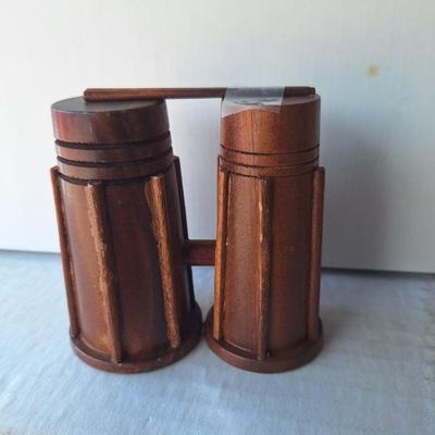 wood binoculars