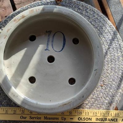 Rare Antique Red Wing Union Stoneware 10 Gallon Koverwate Ring