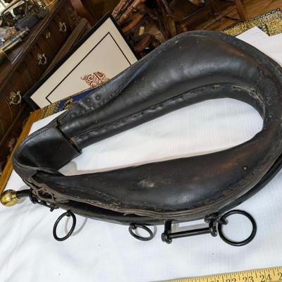 Vintage Leather Horse Collar Harness