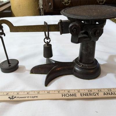 Antique Fairbanks Cast Iron Crows Foot Scale