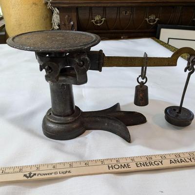 Antique Fairbanks Cast Iron Crows Foot Scale