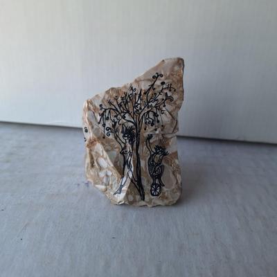8 small handpainted rocks by Tzur from isreal