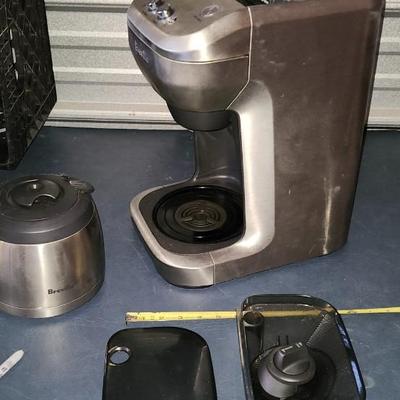 Breville The Grind Control Coffee Maker w Grinder Carafe Stainless