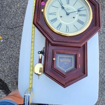 D&A Regulator Mechanical Wall Clock with Chimes
