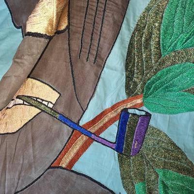 Bakeba embroidered Curtain Panel 1979