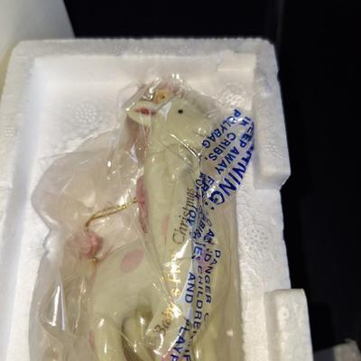 Giraffe Baby 1st Christmas Ornament