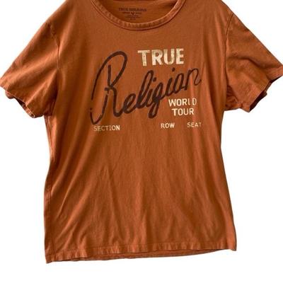 True Religion T-shirt XL Rust color