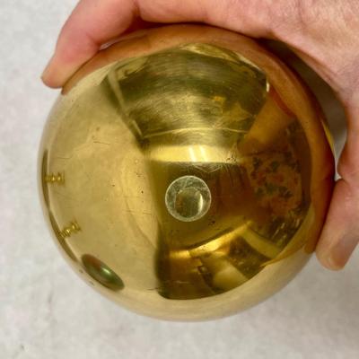 Brass Candlesticks and Decorative Balls