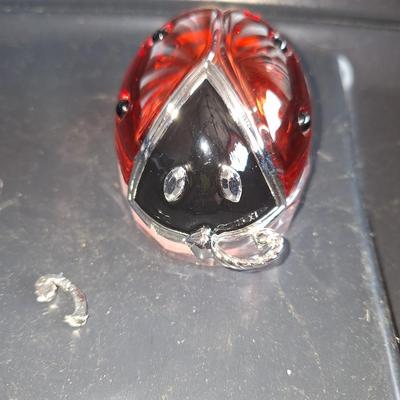 Crystal Lady Bug Trinket