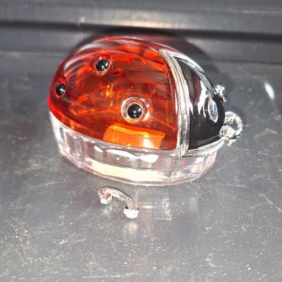 Crystal Lady Bug Trinket