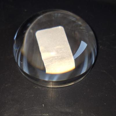Pressed Crystal Paperweight