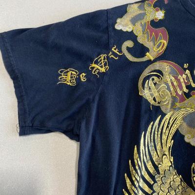 Christian Audigier black T-shirt XXL