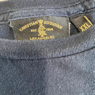 Christian Audigier black T-shirt XXL