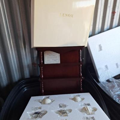 NIB Lenox Miniture Tea Pot Collection w/ rack
