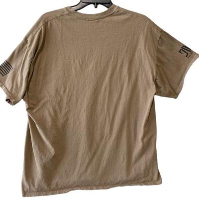 Gildan heavy cotton brown T-shirt