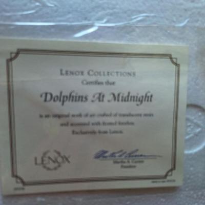 Dolphins at Midnight lenox