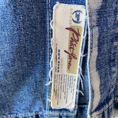 Phatfarm blue denim short sleeve shirt. L