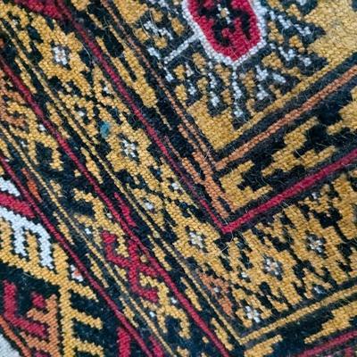 Vintage Hand Knotted Persian Prayer Rug