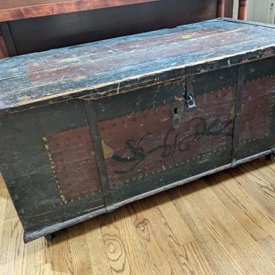 Antique Trunk from U.K.(?)