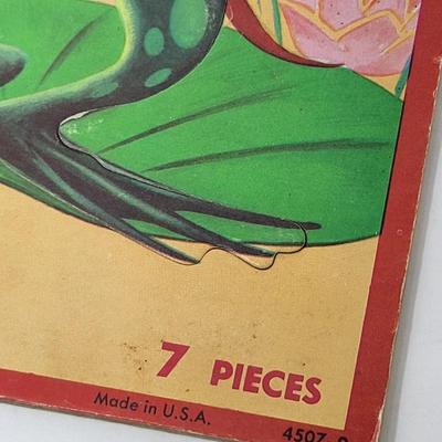 1950-60's Vintage Ages 2-6 Cardboard Puzzles
